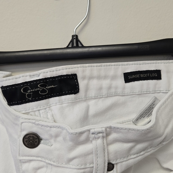 Jessica Simpson Sunset Boot Leg Jean White 32 - Picture 2 of 6